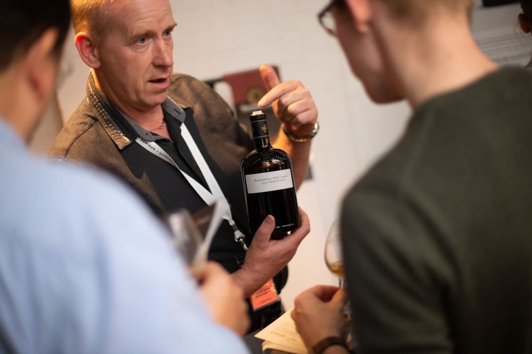 Andrew Brown, the distillery manager of Bunnahabhain, known for its unpeated whisky (Photo: Instagram / @bunnahabhain)