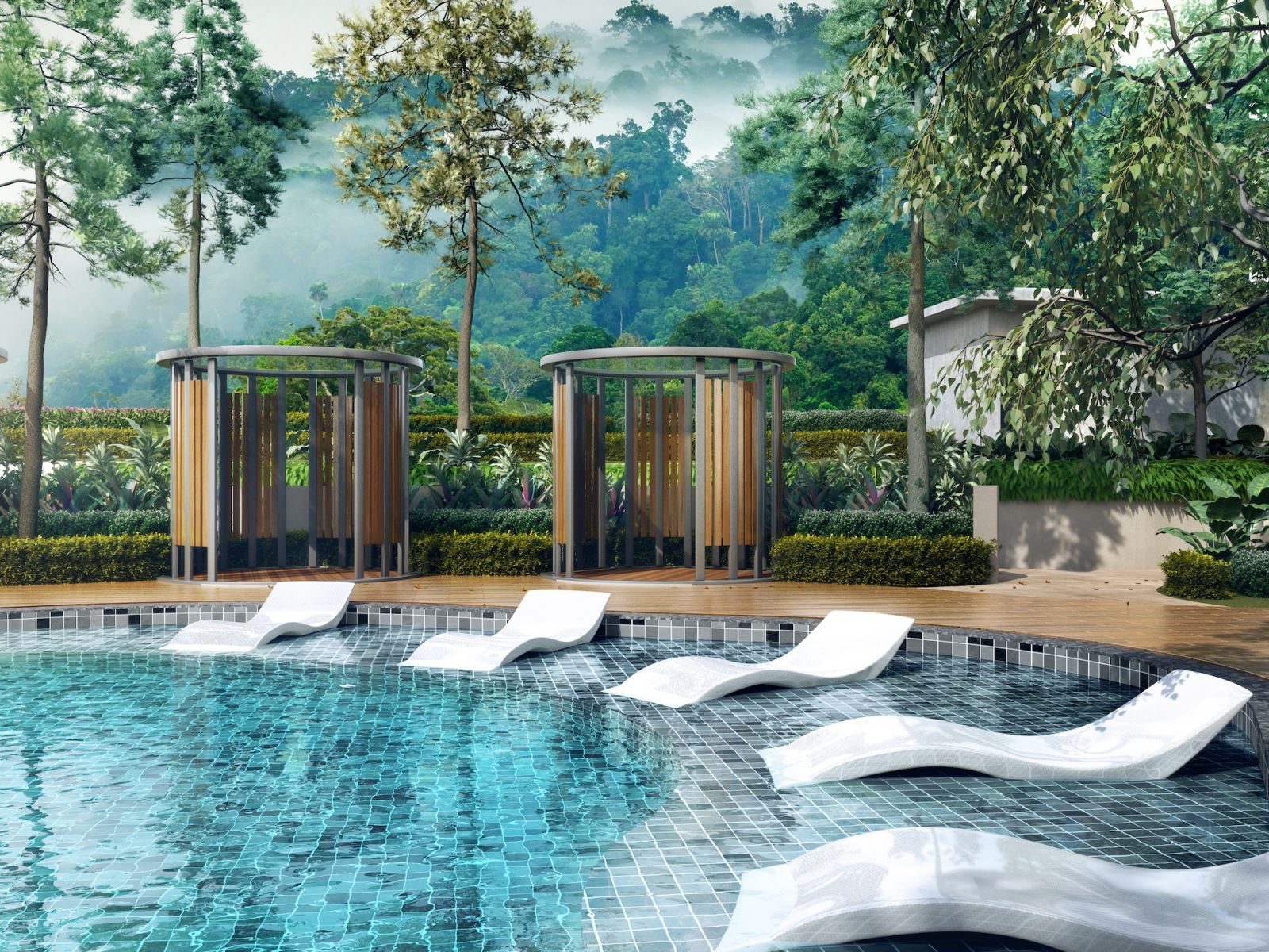 The pool area (Photo: Artist’s impression)