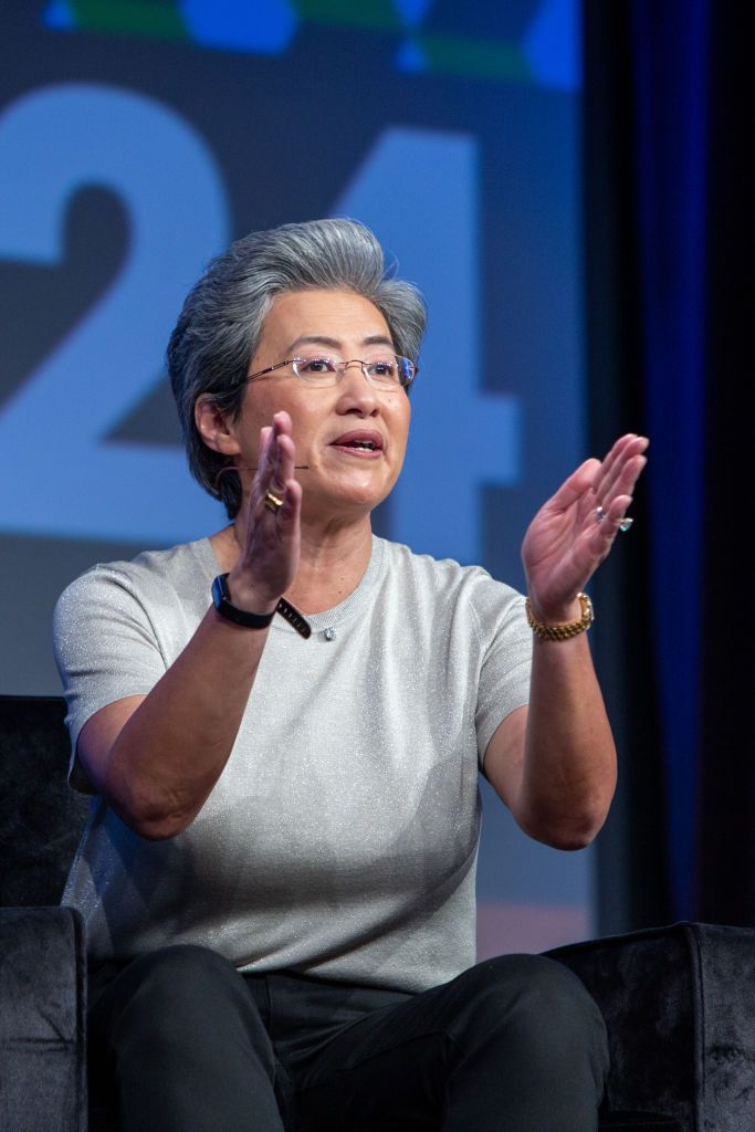 Lisa Su at the Keynote: Lisa Su in Conversation with Ryan Patel as part of SXSW 2024 Conference and Festivals held at the Austin Convention Center on March 11, 2024 in Austin, Texas. (Photo by Travis P. Ball/SXSW Conference & Festivals via Getty Images)