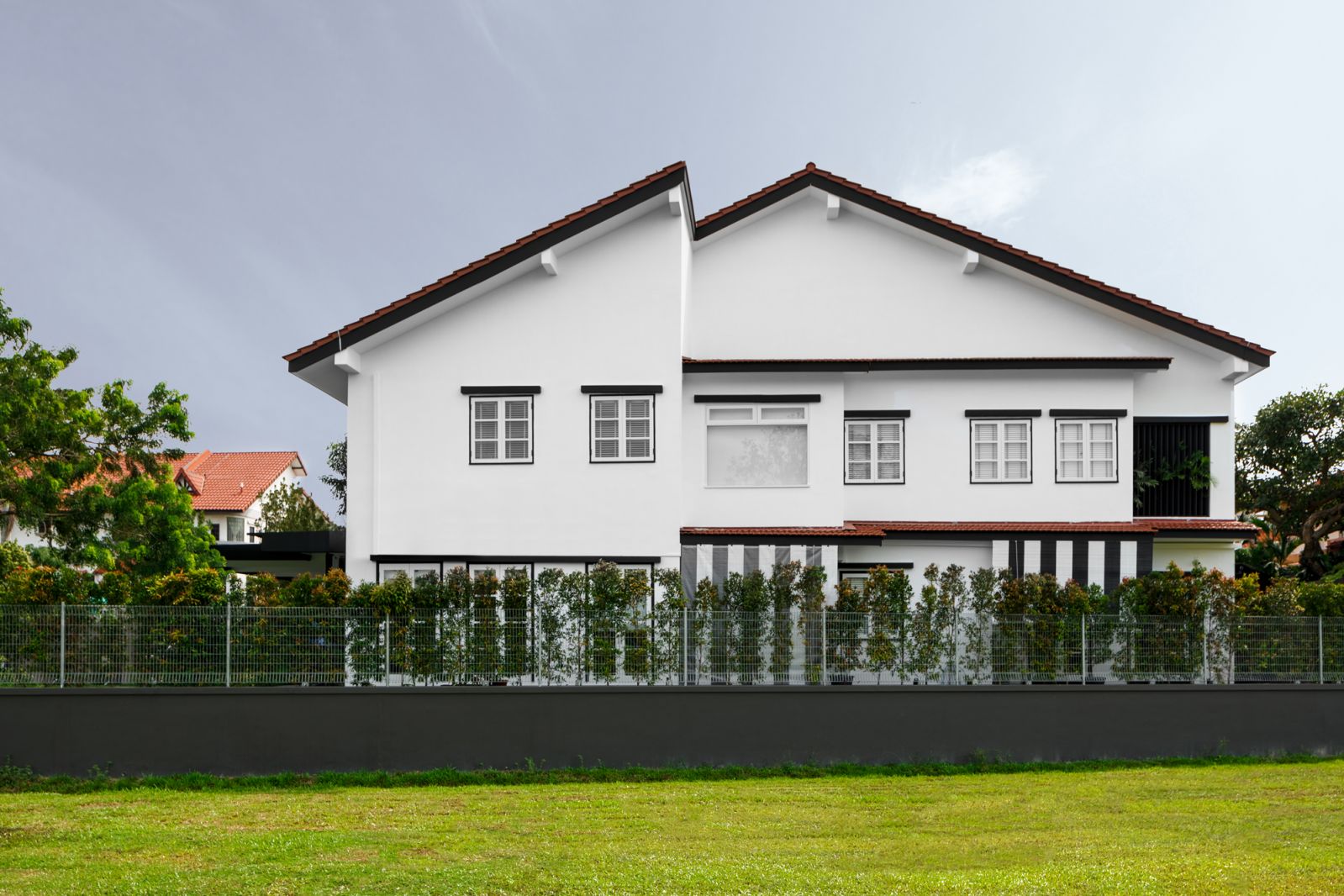The recently refurbished Palm Drive exteriors