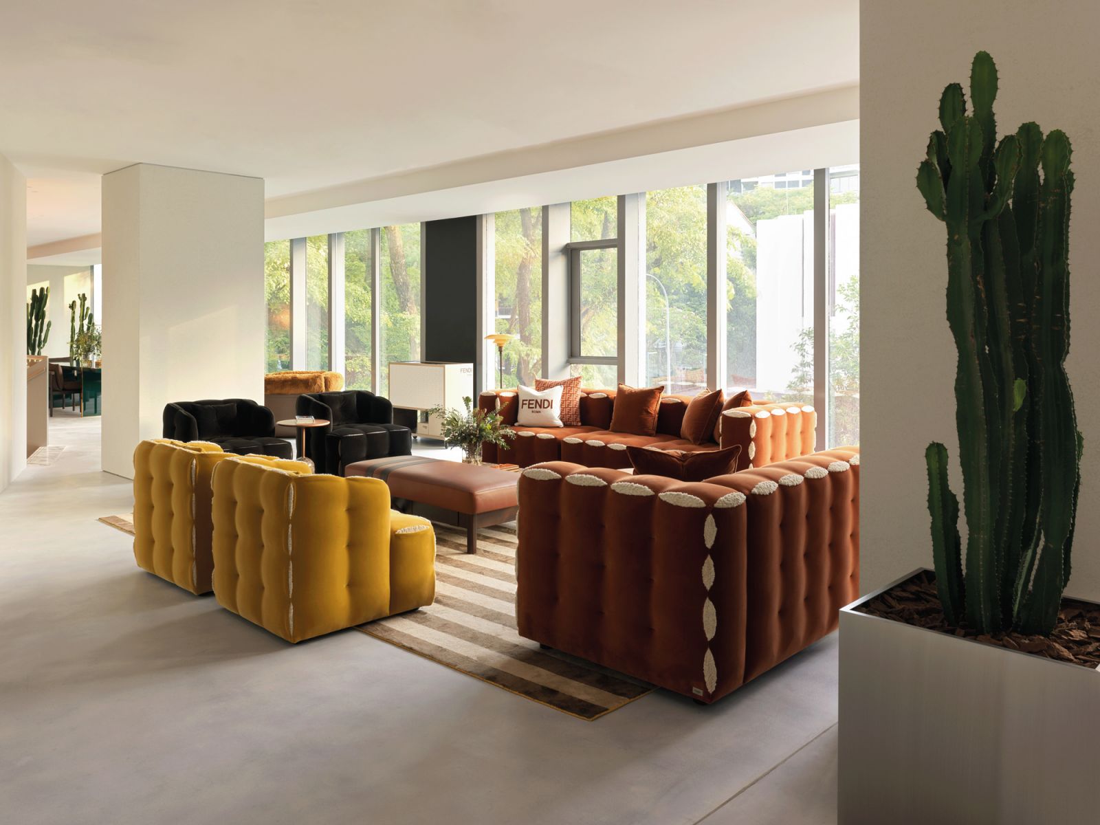 The Fendi Casa showroom
