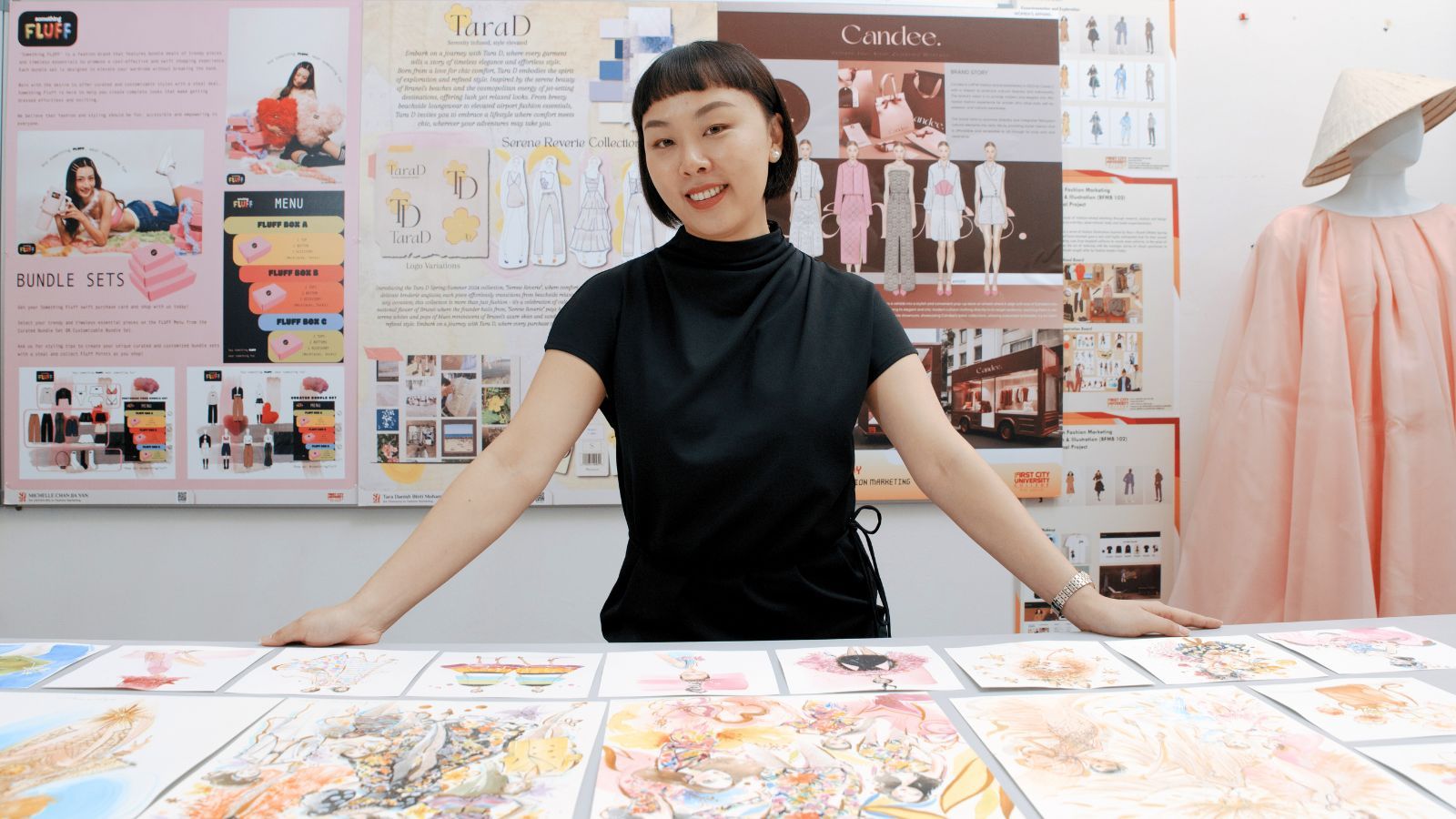Eleen Tan, fashion illustrator and art lecturer at First City University College (Photo: Fady Younis)