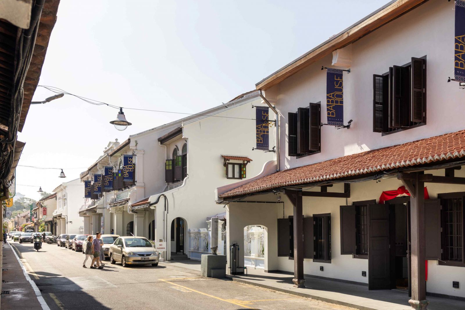 The restored façade of Rumah Kechik along Jalan Tun Tan Cheng Lock