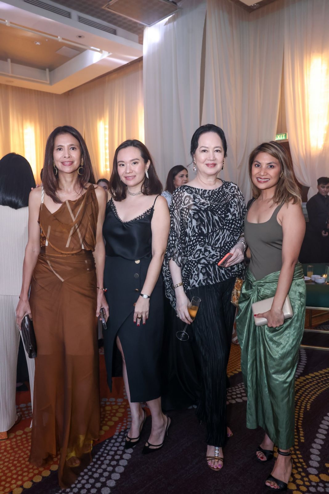 Trickie Lopa, Nicole Whisenhunt, Frannie Jacinto and Clarissa Reyes Serrano