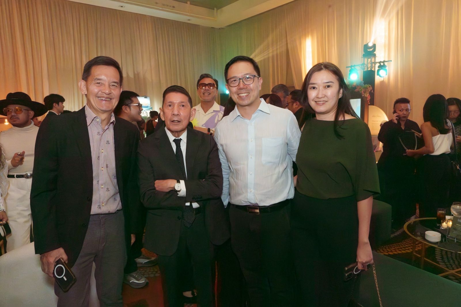 Philip Cu Unjieng, Ramon Antonio, Ferdie Ong and Michelle Ong