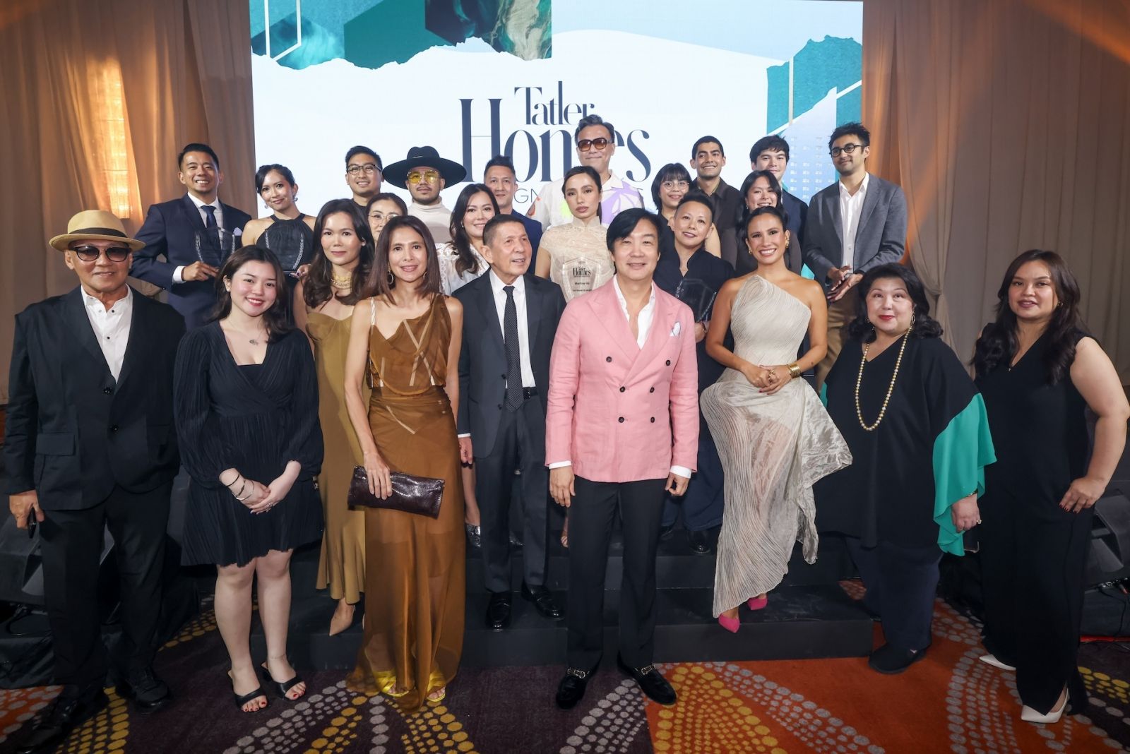 Tatler Homes Design Awards winners with the voting committee and the Tatler Homes team