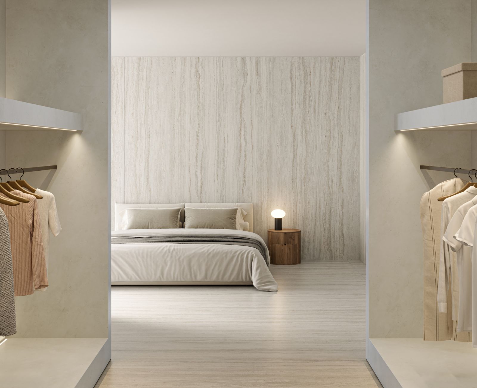 Sandik and Trevi look right at home in the bedroom