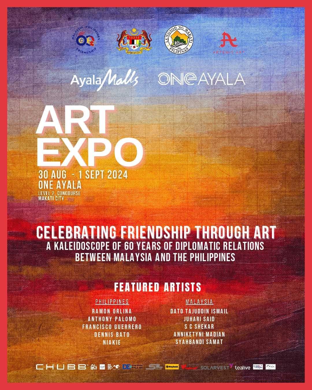 Malaysian-PH Art Expo happening from August 30 to September 1 (Photo: Embassy of Malaysia)