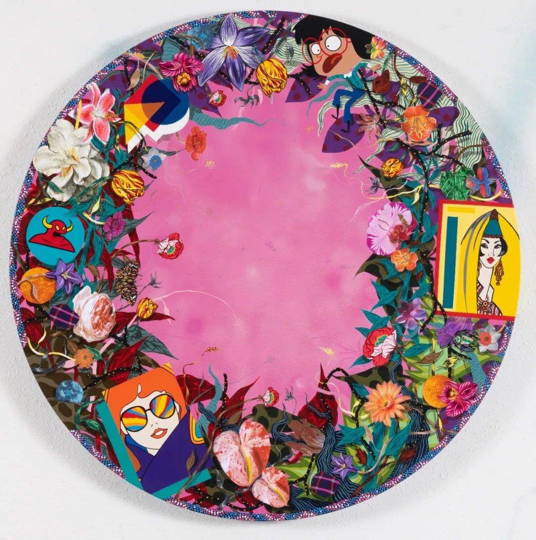 Amir H. Fallah's "Sun Ray" (2022) at Art021 (Photo: courtesy of the artist and Gallery All)