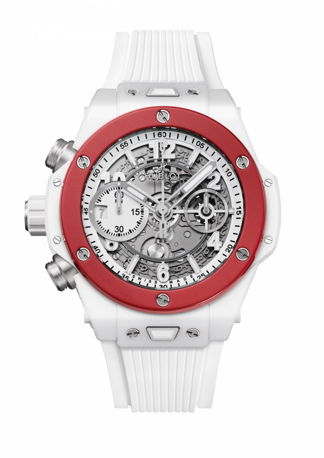 Hublot Big Bang Unico系列左冠陶瓷計時碼錶。(Photo: Hublot）