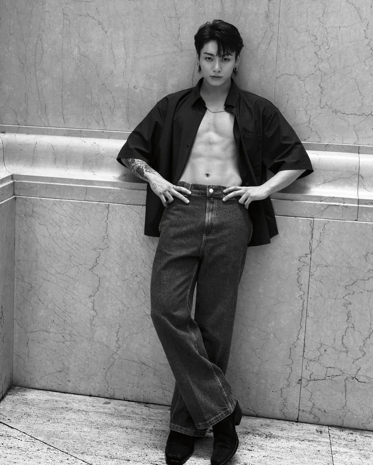 Jungkook in his viral Calvin Klein campaign (Photo: Instagram / @ jungkook_bighitentertainment)