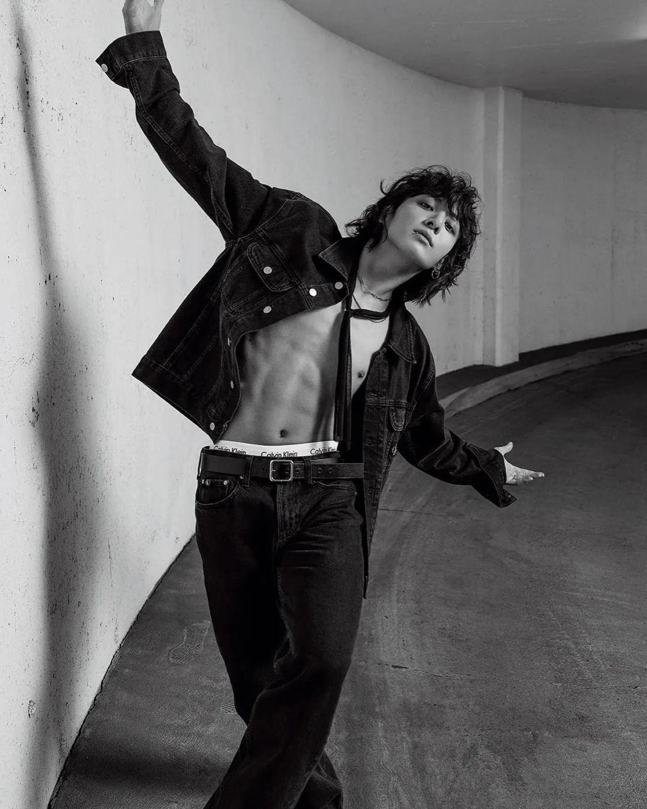 Jungkook in his viral Calvin Klein campaign (Photo: Instagram / @ jungkook_bighitentertainment)