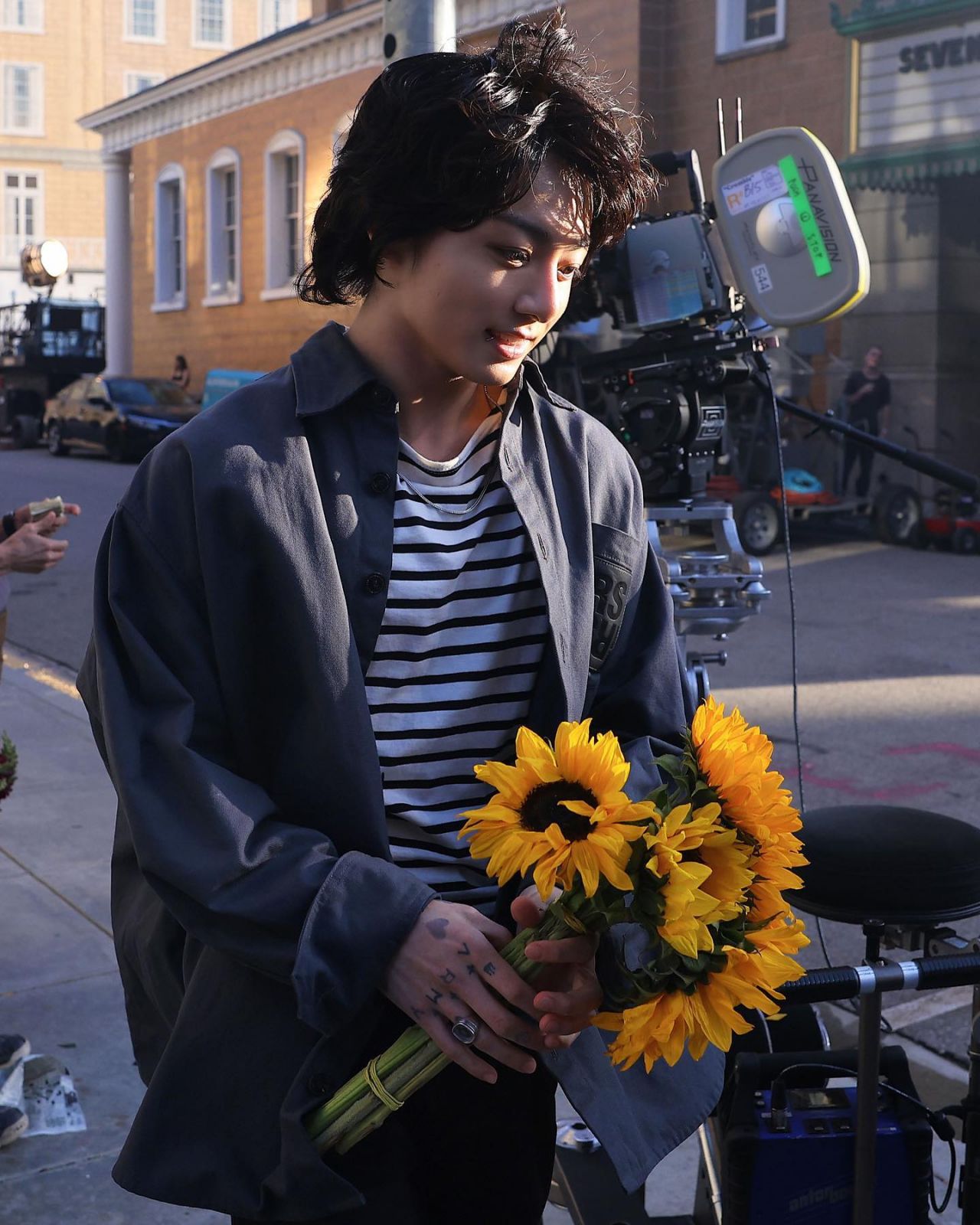 Jungkook on the set of ‘Seven’ (Photo: Instagram / @jungkook_bighitentertainment)