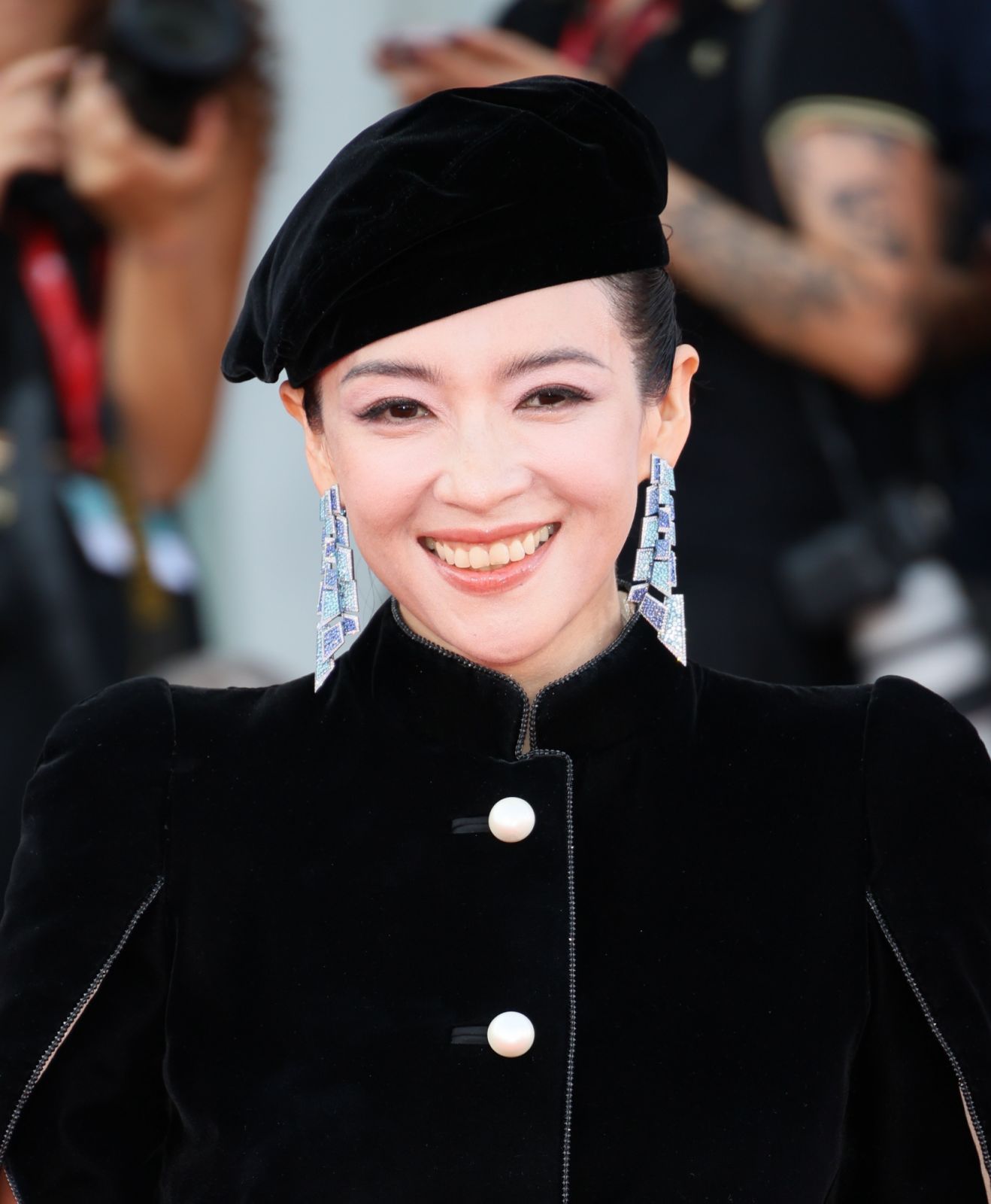 VENICE, ITALY - AUGUST 28: Zhang Ziyi attends the red carpet for "Beetlejuice Beetlejuice" during the 81st Venice International Film Festival at on August 28, 2024 in Venice, Italy. (Photo by JB Lacroix/FilmMagic)
