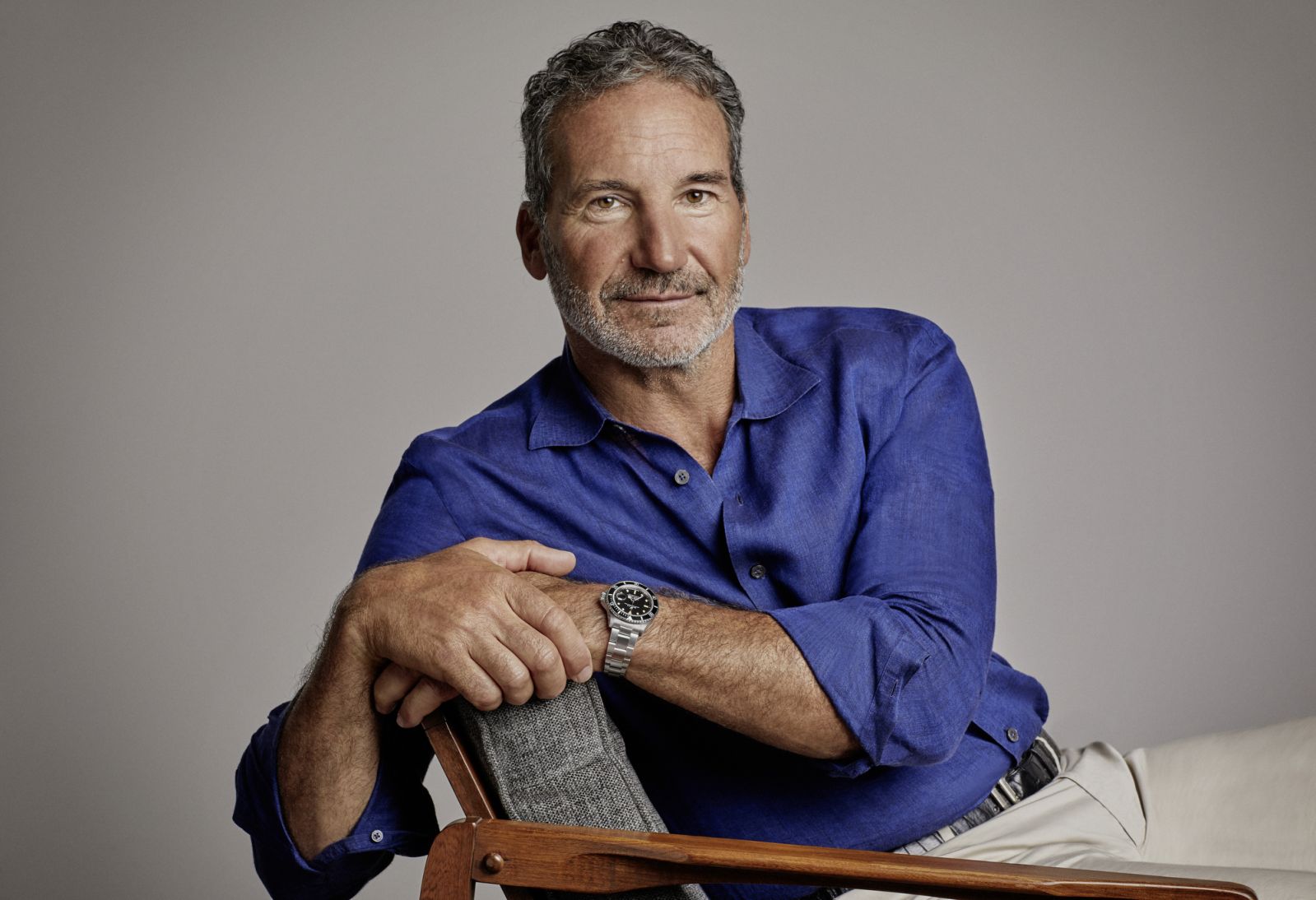 Paul Cayard, a renowned sailor from the United States (Photo: Courtesy of Rolex)