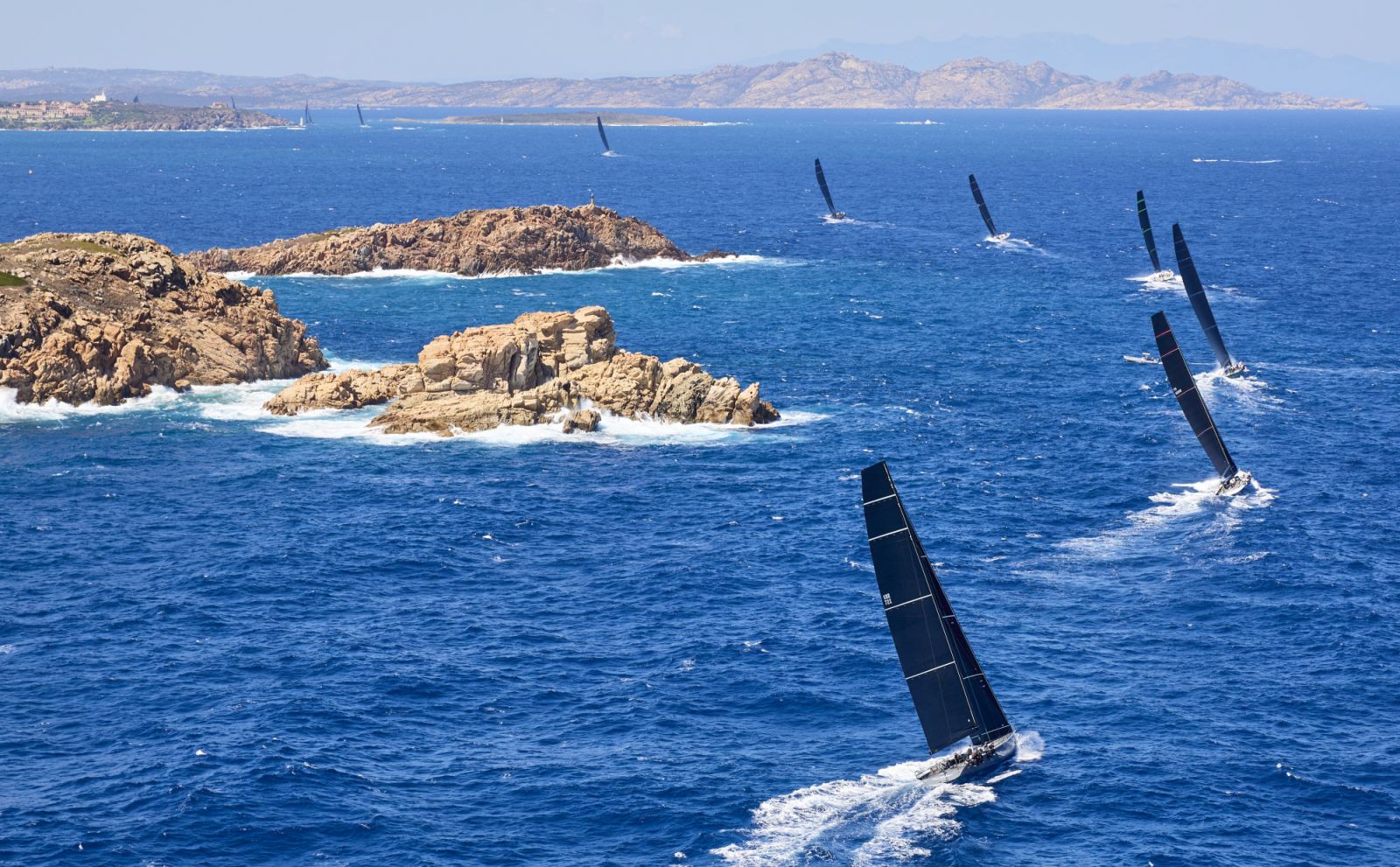 Sardinia’s Maddalena Archipelago provides a captivating setting for the competition (Photo: Courtesy of Rolex)