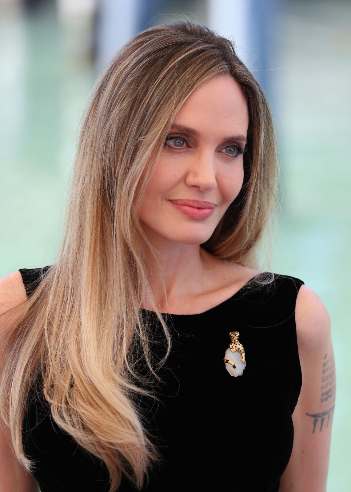 VENICE, ITALY - AUGUST 29: Angelina Jolie is seen at the 81st Venice International Film Festival on August 29, 2024 in Venice, Italy. (Photo by JB Lacroix/FilmMagic)