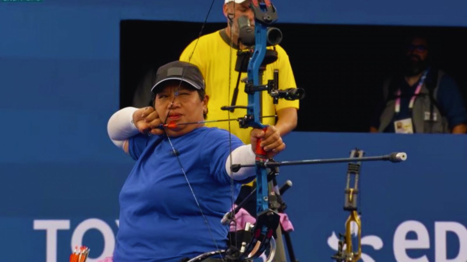 Agustina Bantiloc in action (Screencapture: YouTube/Paralympic Games)