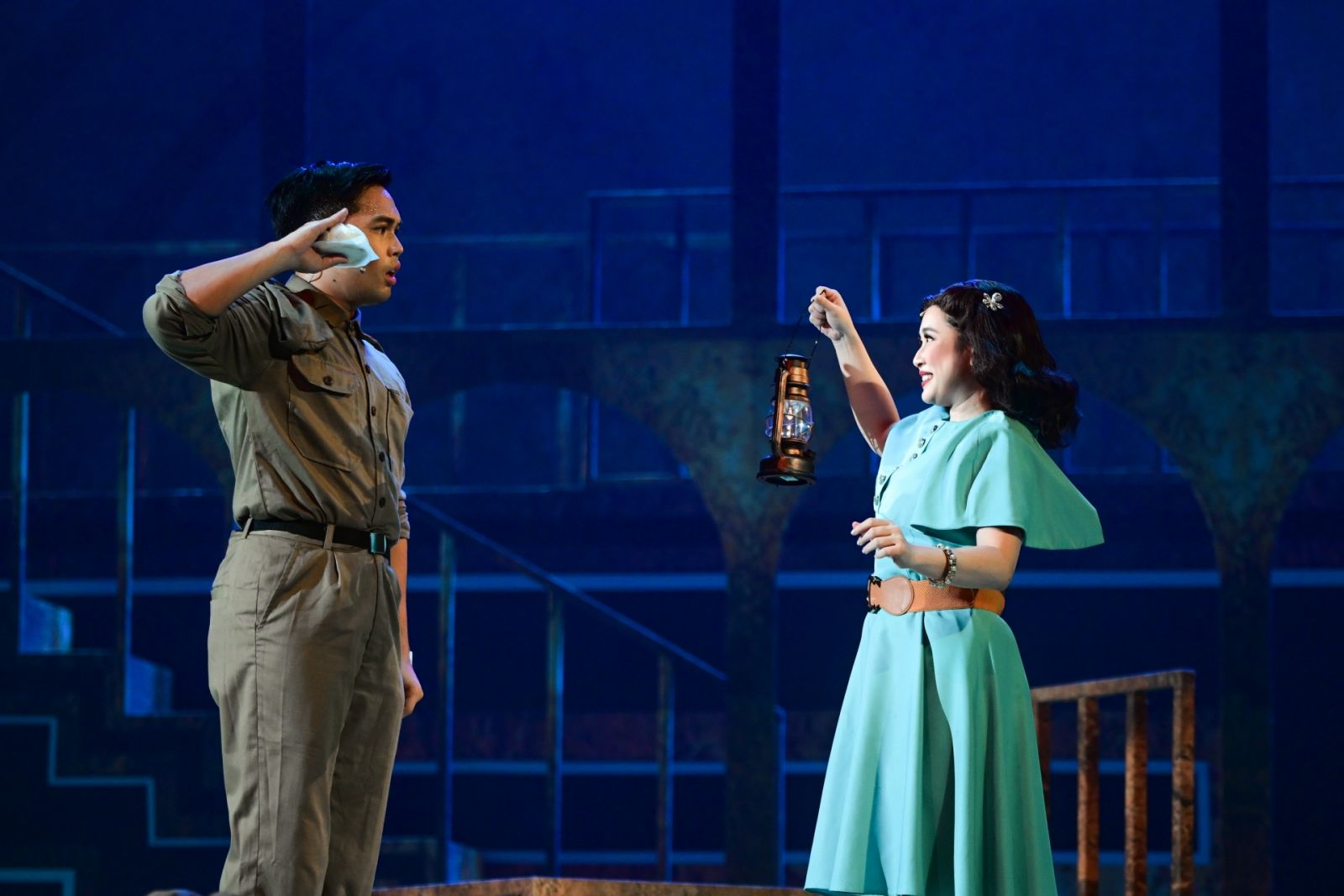 Jerom Canlas plays Tato and Jillian Ita-as plays Gabriel (Photo: Kyle Venturillo)