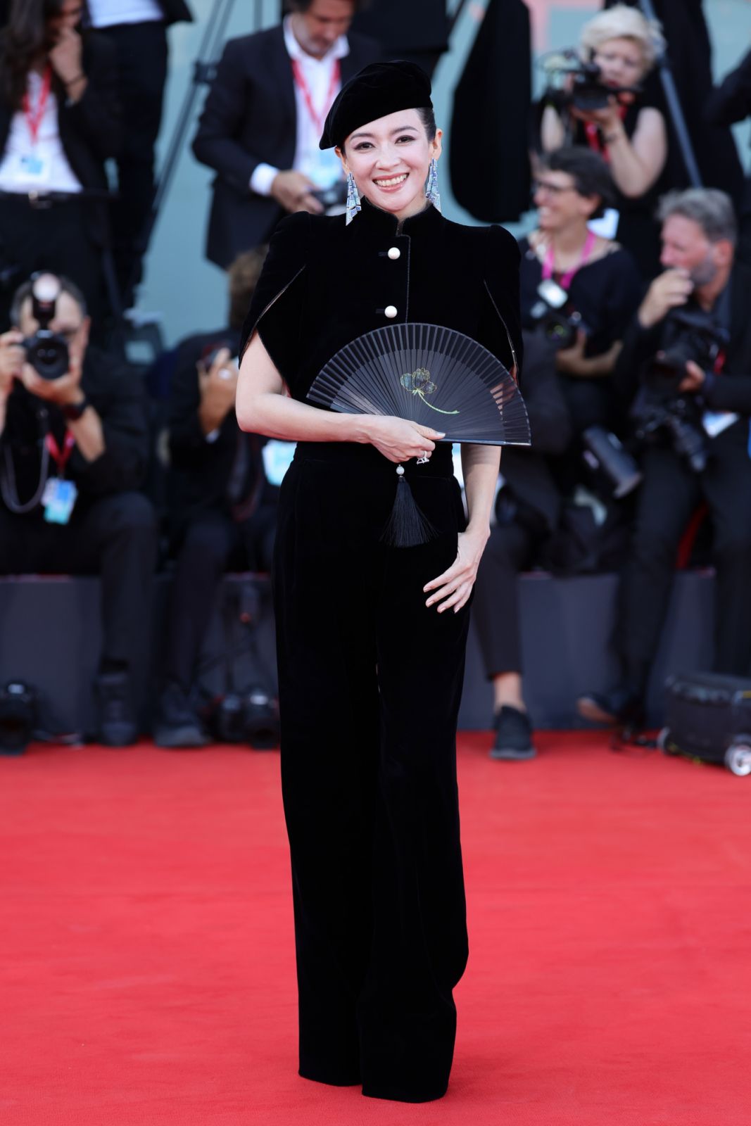 VENICE, ITALY - AUGUST 28: Zhang Ziyi attends the "Venezia 81 Jury" photocall during the 81st Venice International Film Festival at on August 28, 2024 in Venice, Italy. (Photo by Andreas Rentz/Getty Images)
