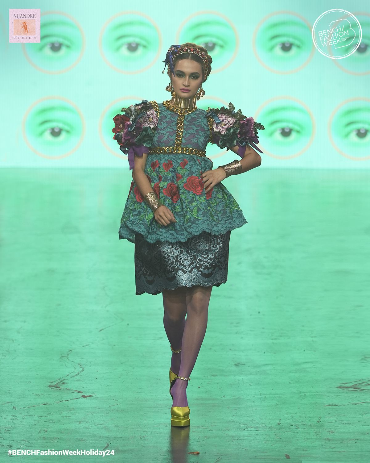 An outfit from Chito Vijandre's Disco Glam Suite