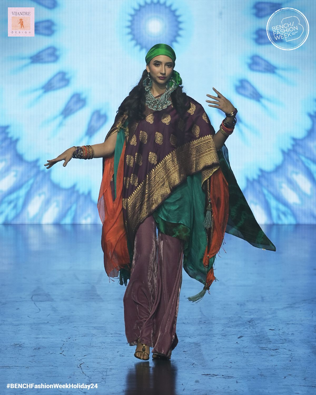 An outfit from Chito Vijandre's Age of Aquarius Suite