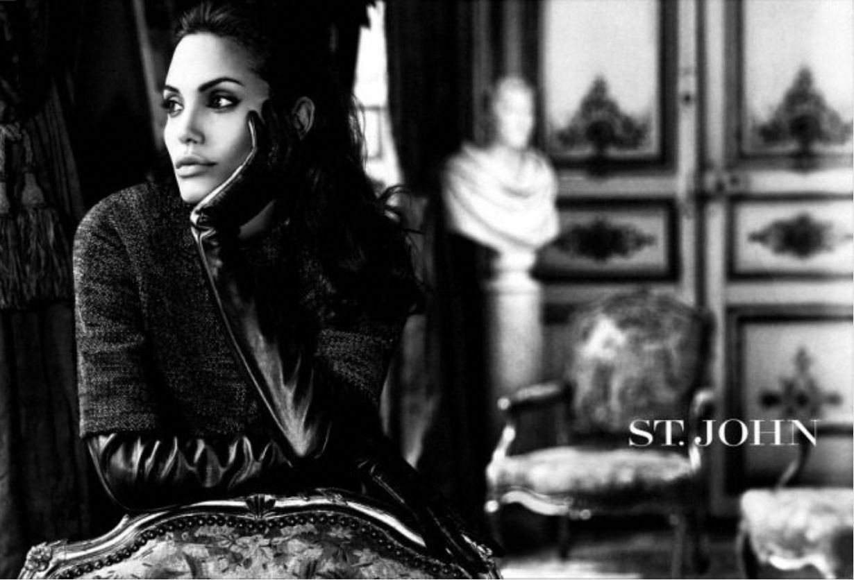 Angelina Jolie for St John Knits