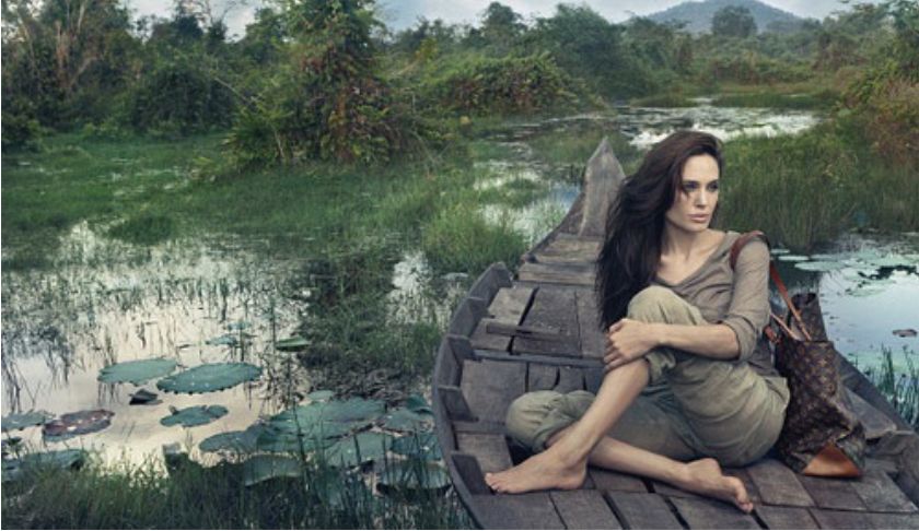 Angelina Jolie for Louis Vuitton "Core Values" campaign