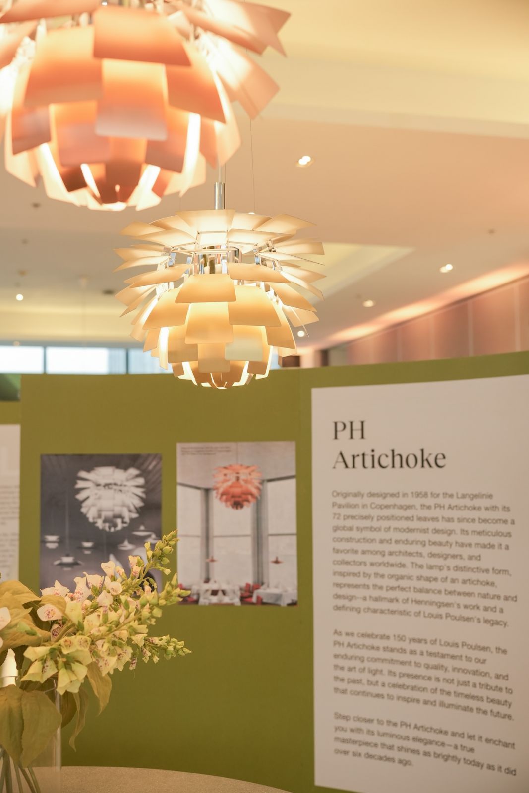 The PH Artichoke lamp by Louis Poulsen