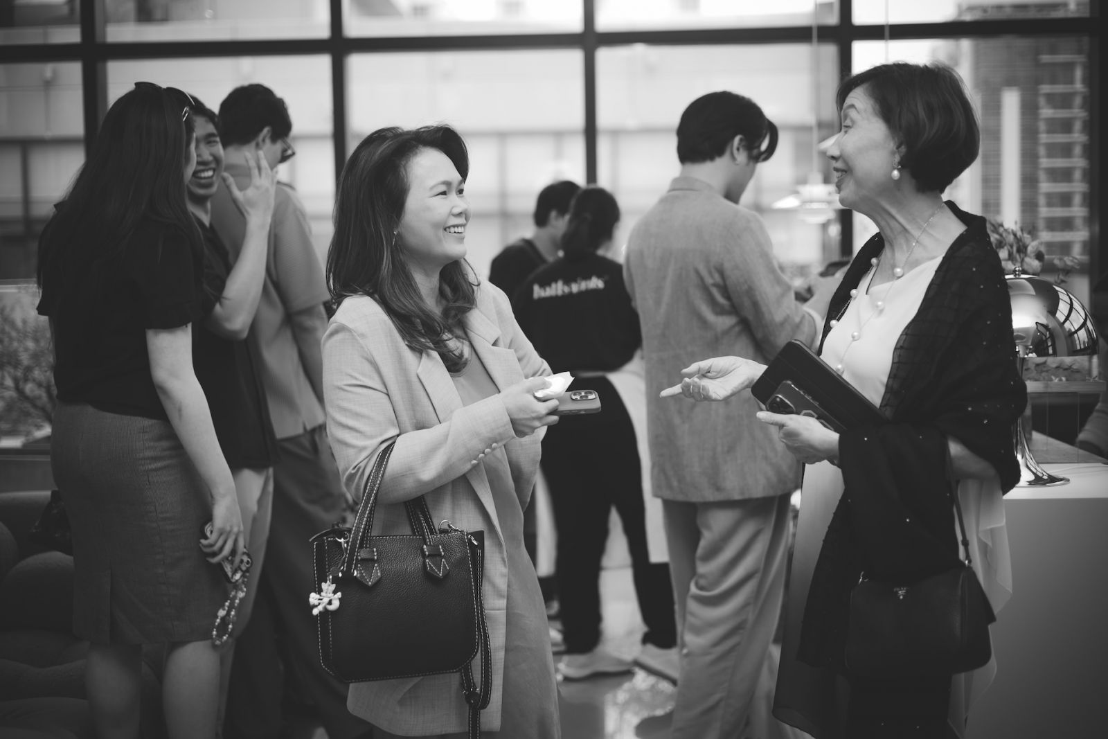 Tatler Homes Editor Jet Acuzar with Lolita Sy of Focus Global Inc