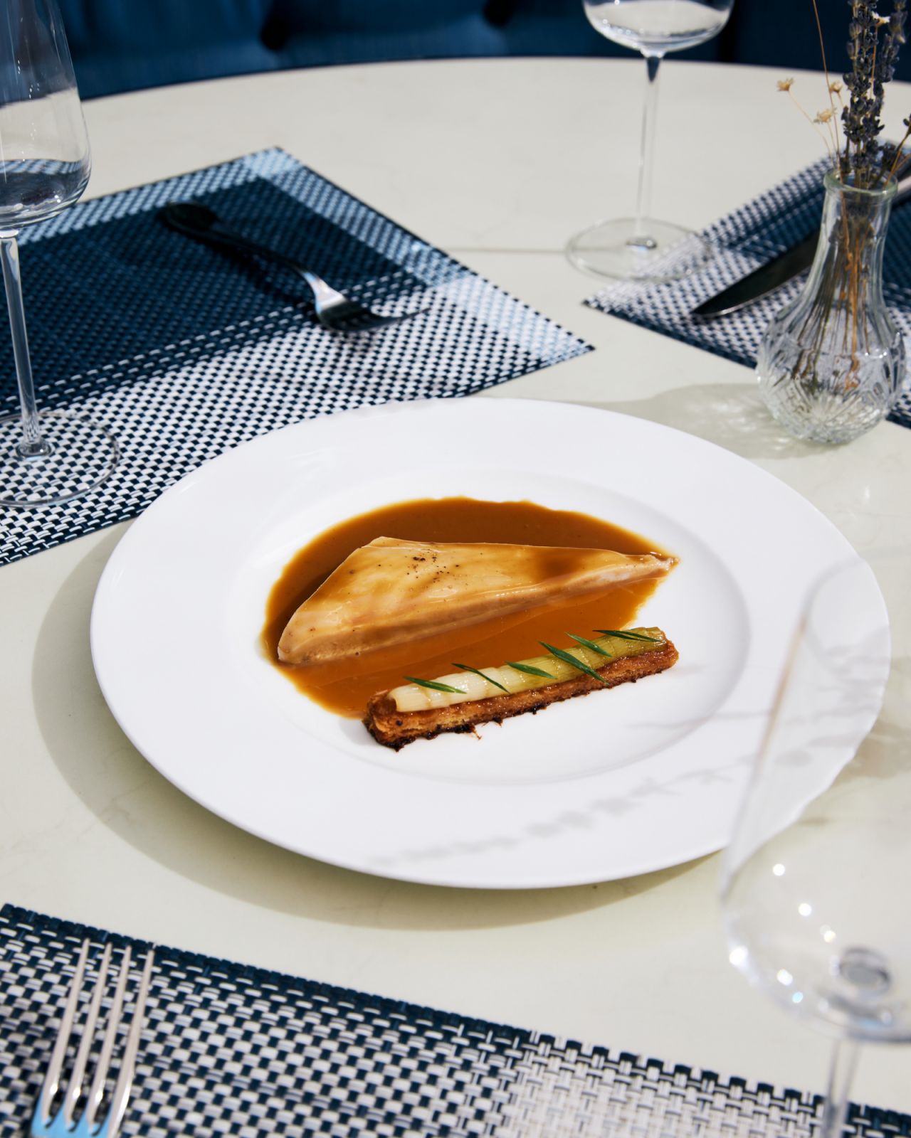 Chicken with cabbage and turnip (Photo: Wolfgang’s Steakhouse)