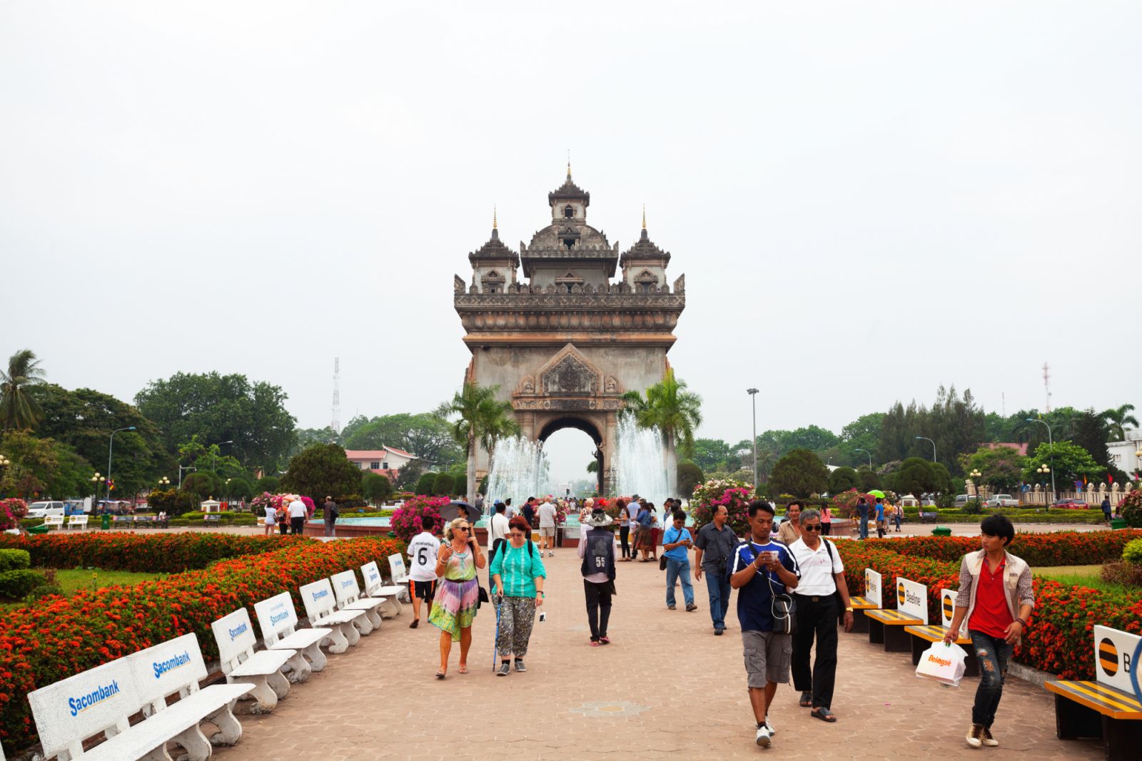 Patuxay Victory Monument in Laos, Southeast Asia (Photo: Getty Images)