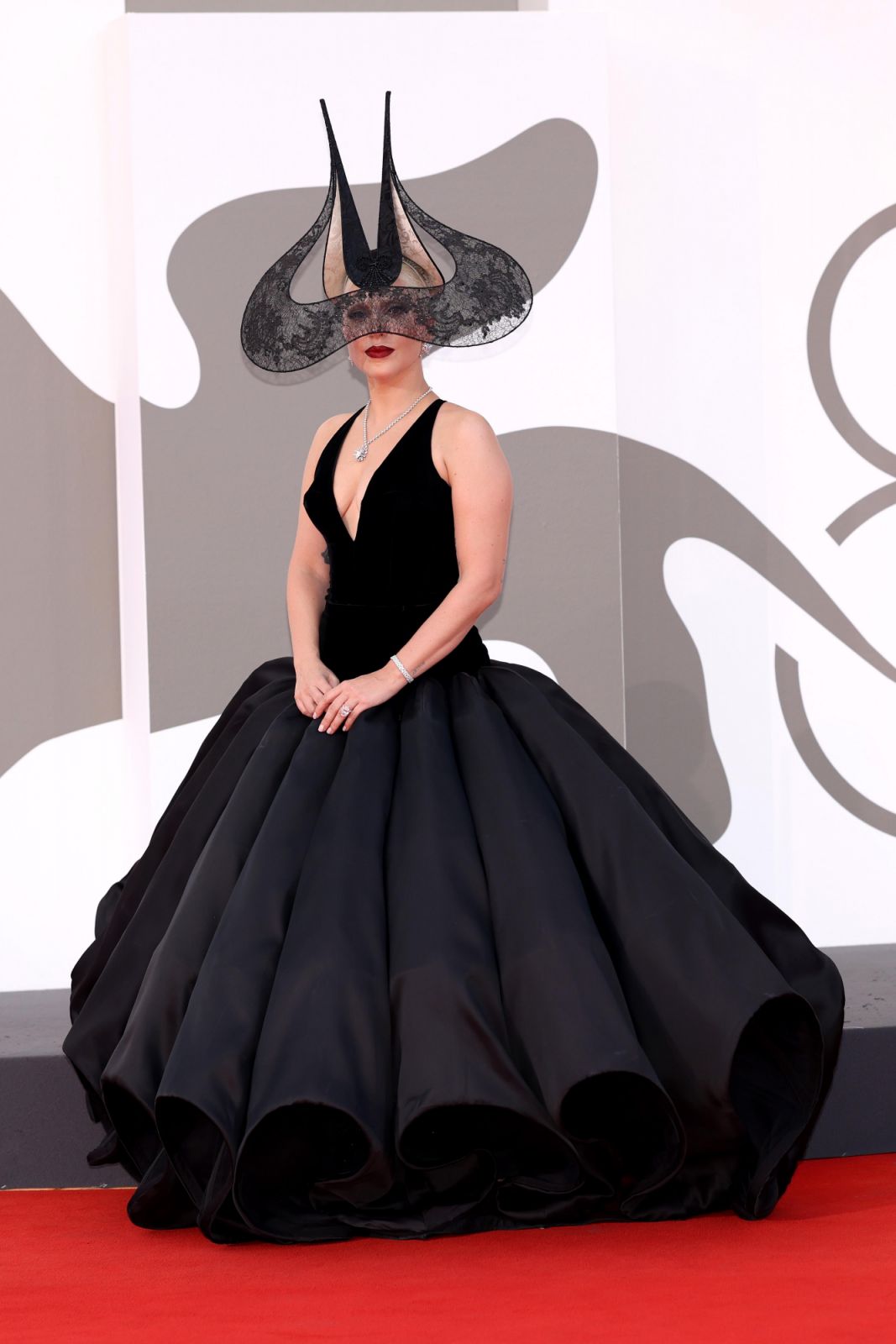 VENICE, ITALY - SEPTEMBER 04: Lady Gaga attends the "Joker: Folie à Deux" red carpet during the 81st Venice International Film Festival at Sala Grande on September 04, 2024 in Venice, Italy. (Photo by Franco Origlia/Getty Images)