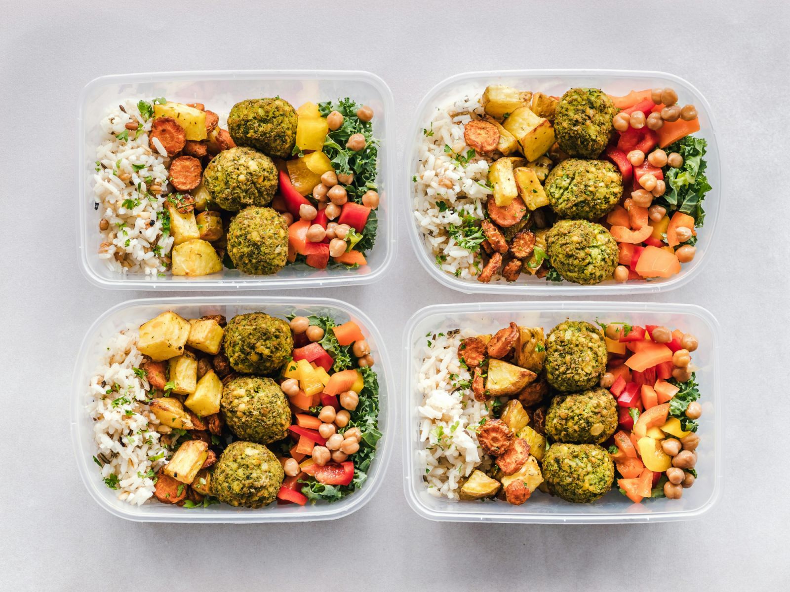 A healthy spread of prepared meals (Photo: Ella Olsson)
