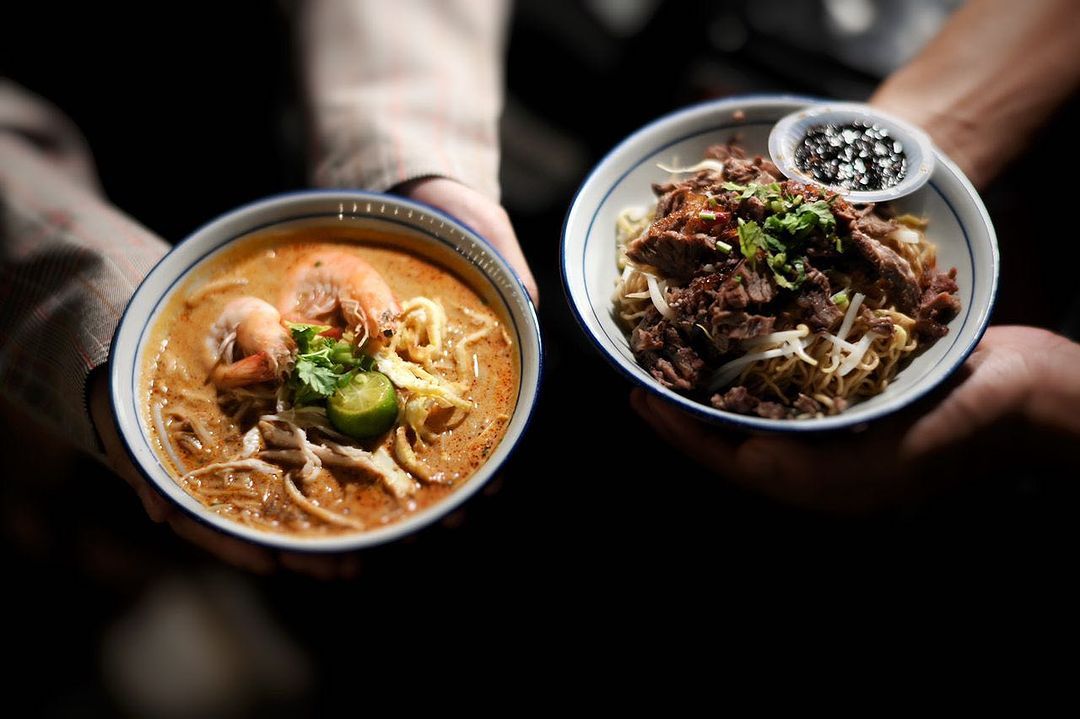 Kolok mee and Sarawak laksa (Photo: Instagram / @nuff.co)