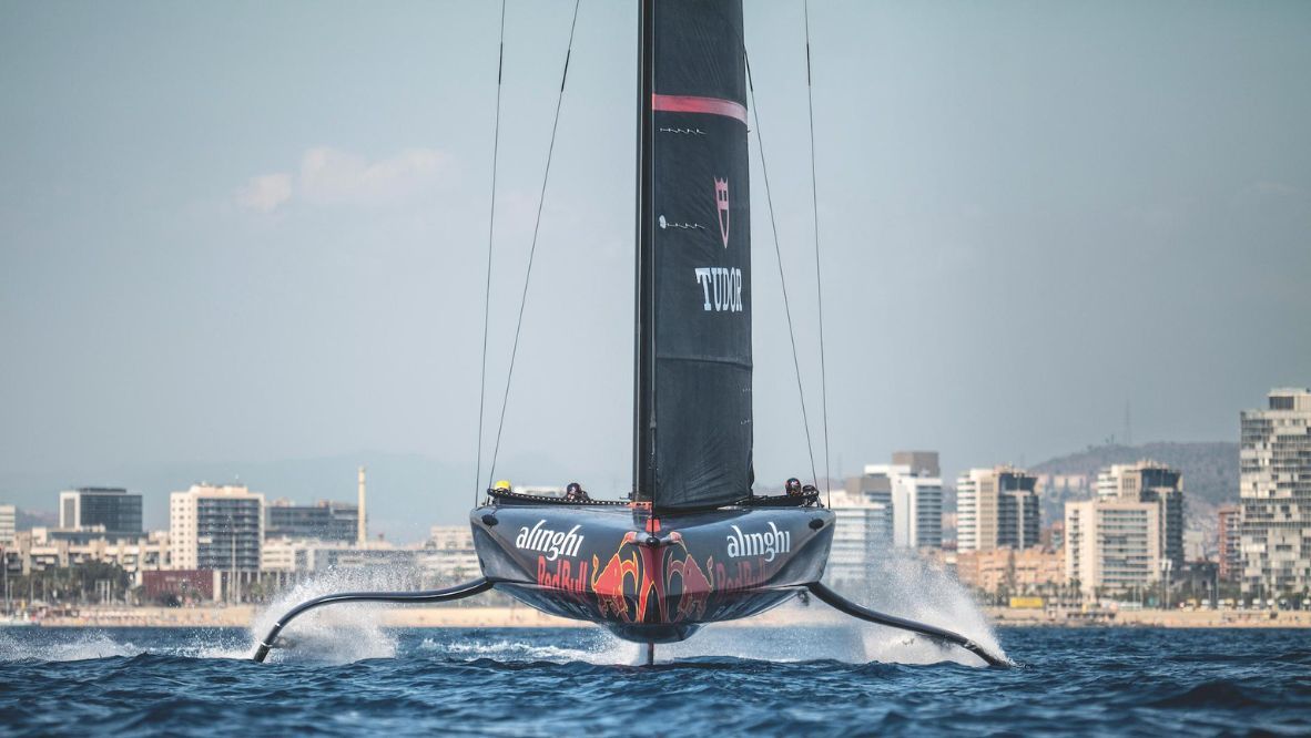 The Alinghi Red Bull Racing yacht