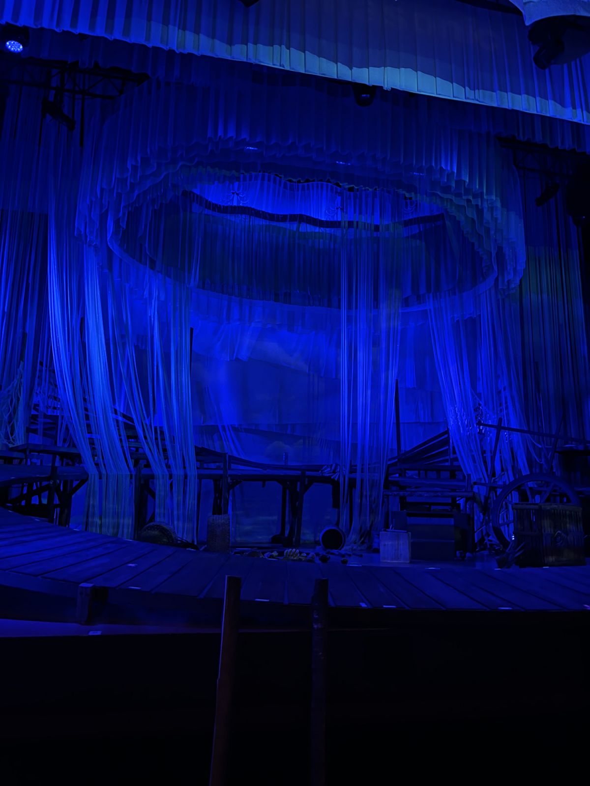 The set of ‘Once on This Island’ (Photo: Gabriel Bohol)