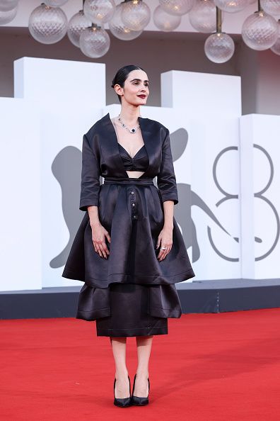 VENICE, ITALY - SEPTEMBER 01: Valentina Herszage attends the "I'm Still Here" (Ainda Estou Aqui) red carpet during the 81st Venice International Film Festival on September 01, 2024 in Venice, Italy. (Photo by Stefania D'Alessandro/WireImage)