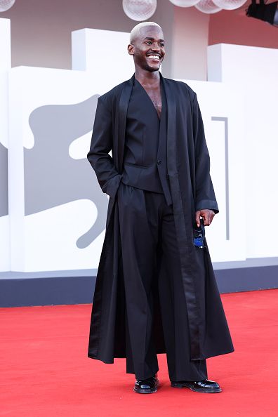 VENICE, ITALY - AUGUST 30: Ncuti Gatwa attends a red carpet for "Babygirl" during the 81st Venice International Film Festival at on August 30, 2024 in Venice, Italy. (Photo by Stefania D'Alessandro/WireImage)