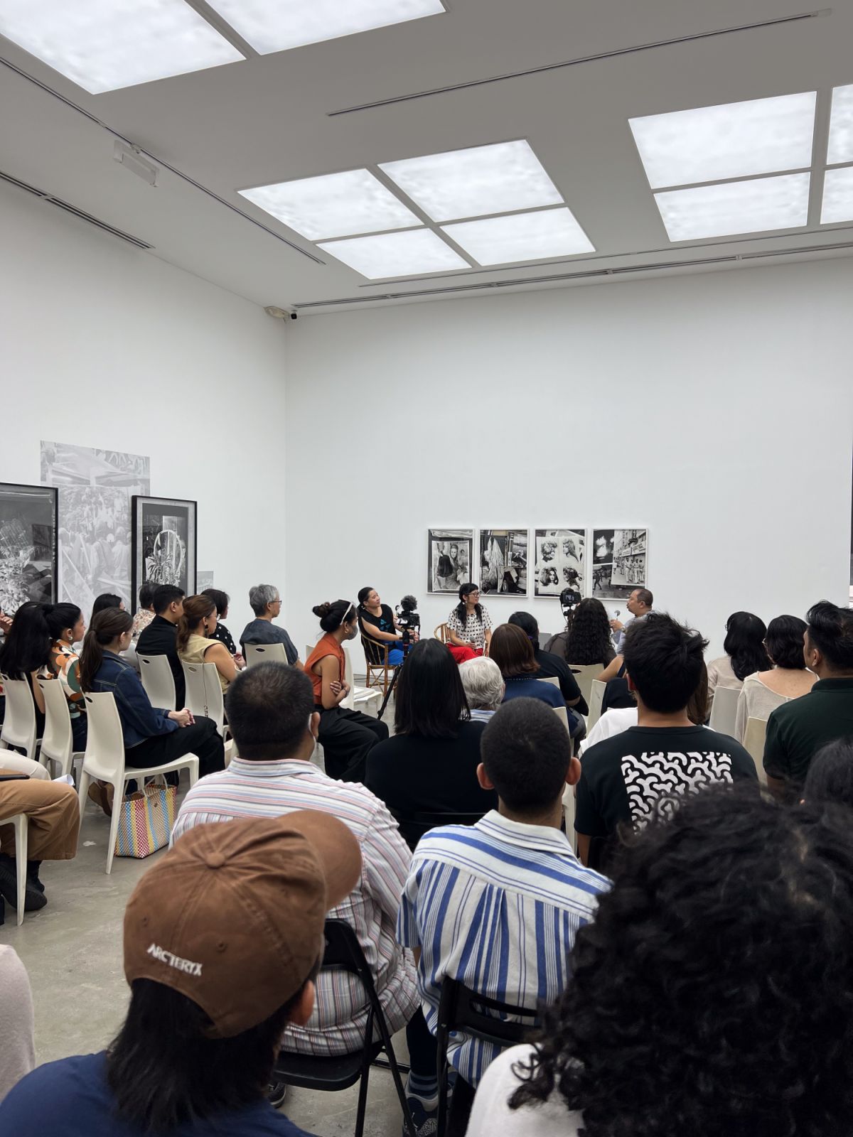 The Unruly Archive: Stephanie Syjuco in Conversation with Isa Nazareno, Moderated by Jerome Gomez at Silverlens Manila (Photo: Silverlens)