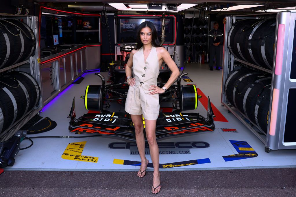 MONTE-CARLO, MONACO - MAY 26: Pia Wurtzbach attends the F1 Grand Prix of Monaco at Circuit de Monaco on May 26, 2024 in Monte-Carlo, Monaco. (Photo by Marc Piasecki/WireImage)