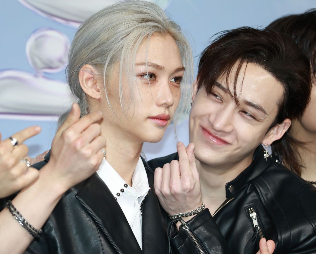 INCHEON, SOUTH KOREA - July 21: Felix and Bang Chan of Stray Kids attend 2024 SBS Music Awards Summer at INSPIRE Arena in Jung-gu on July 21, 2024 in Incheon, South Korea. (Photo by The Chosunilbo JNS/Imazins via Getty Images)