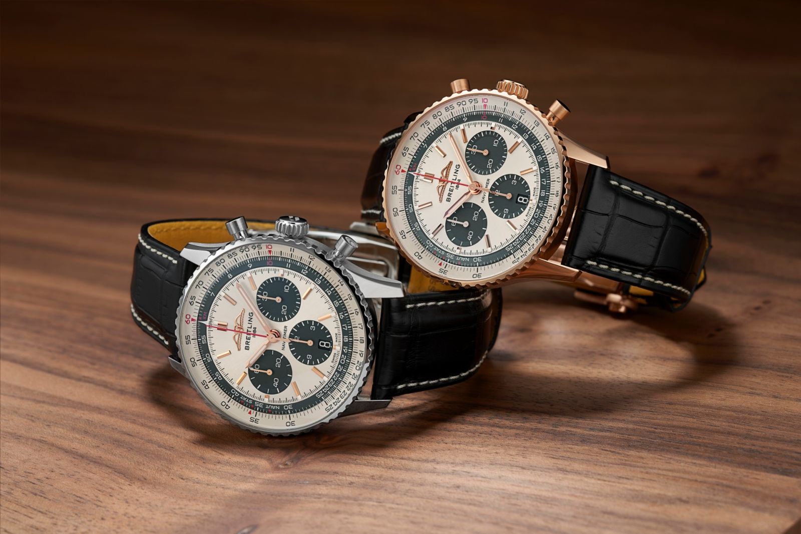 百年靈Navitimer B01 Chronograph 43 Starlux Airlines Edition航空計時星宇航空特別版(Photo: Breitling)