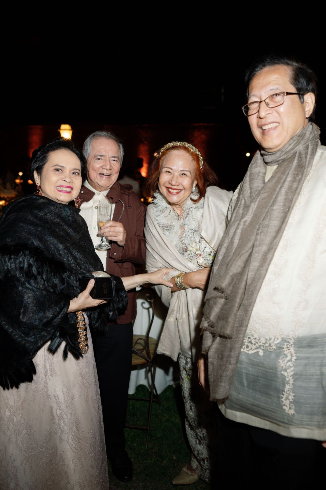 Merle and Eddy Pineda, Kim and Lito Camacho (Photo: Daniele & Marilia)