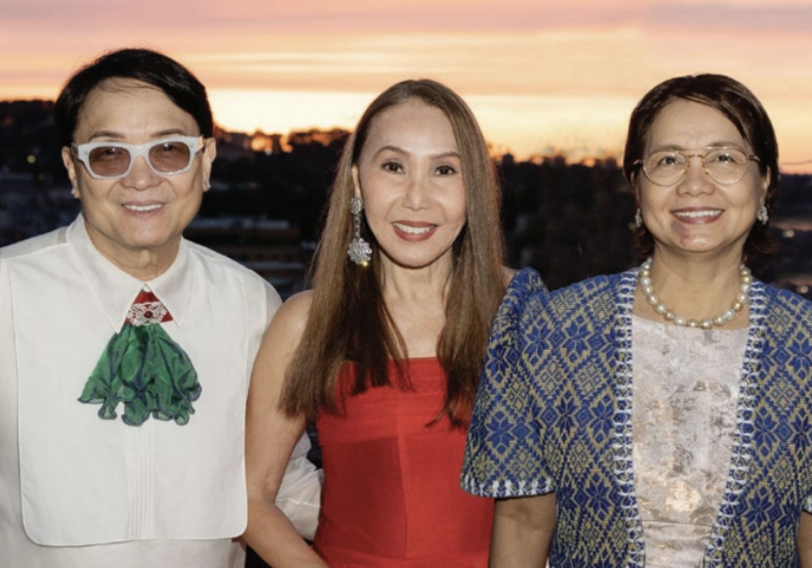 Alex Pineda, Agnes Huibonhoa, and Maritel Nievera (Photo: Daniele & Marilia)