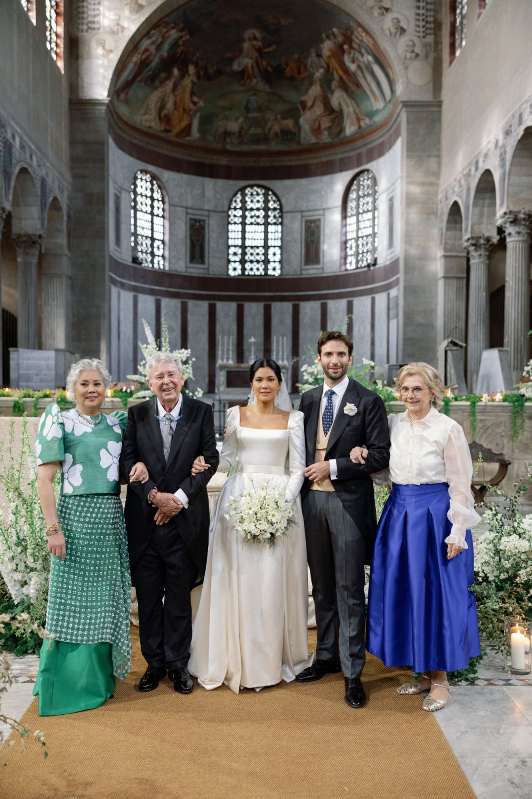 Tetta Agustin, Christian Baverey, Tosca Augustin, Paulo Misasi Ruspoli, and Giada Ruspoli (Photo: Daniele & Marilia)