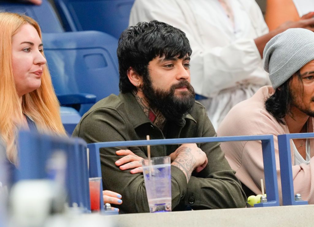 NEW YORK, NEW YORK - SEPTEMBER 07: Zayn Malik is seen at the Women's Final between Sabalenka vs. Pegula at the 2024 US Open Tennis Championships on September 07, 2024 in New York City. (Photo by Gotham/GC Images)