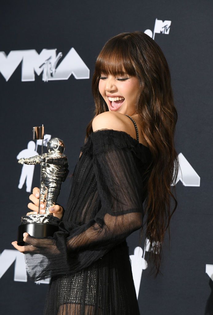 Lisa, winner of the Best K-Pop award for "Rockstar," at the 2024 MTV Video Music Awards held at UBS Arena September 11, 2024 in Elmont, New York. (Photo by Kristina Bumphrey/Billboard via Getty Images)