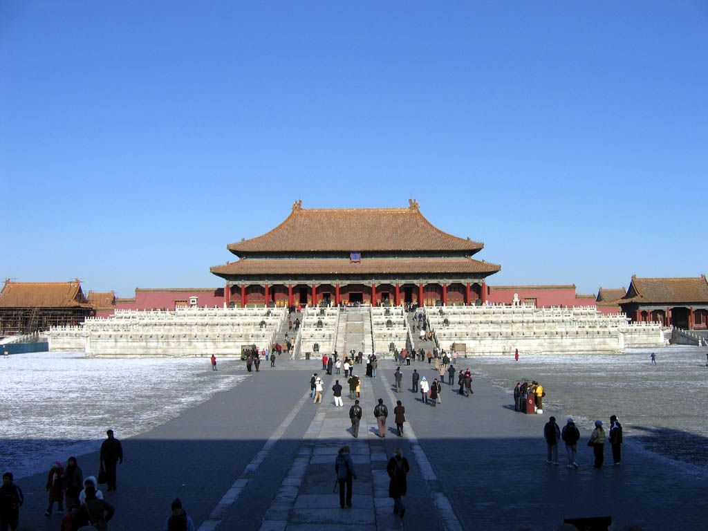 The Forbidden City located at the exact center of the ancient City of Beijing (Photo: Wikimedia Commons / Jacob Ehnmark)