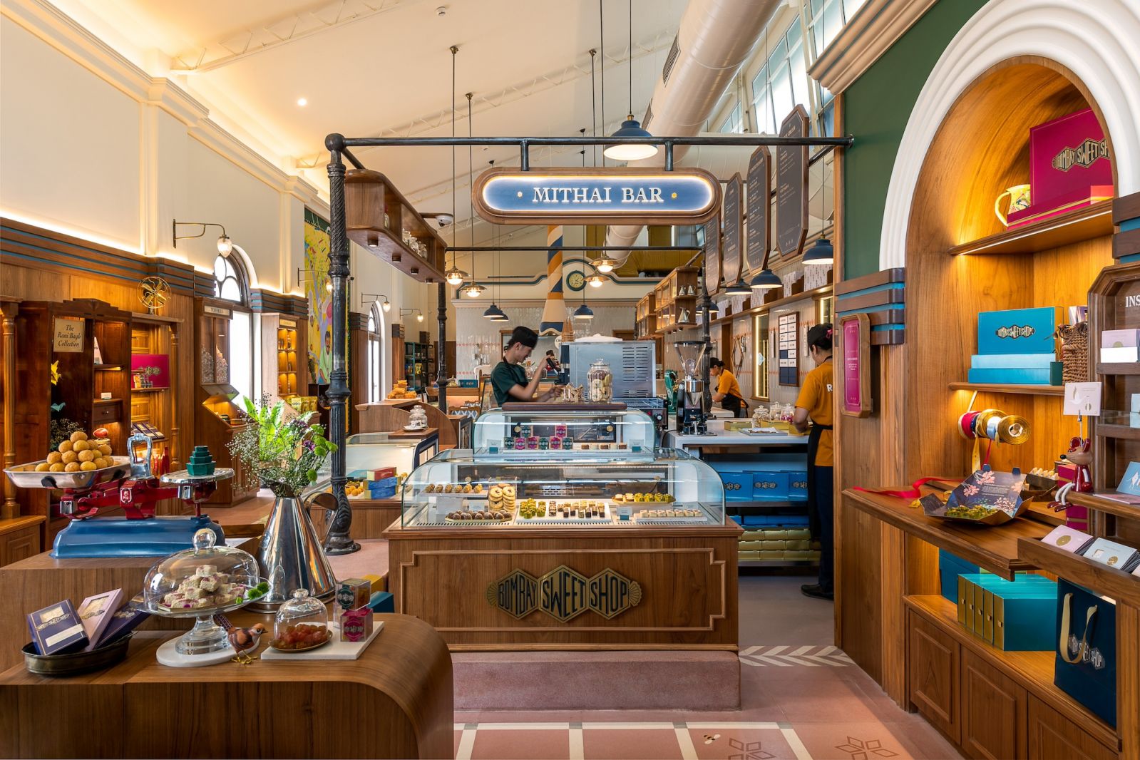 Entrance counter at Bombay Sweet Shop